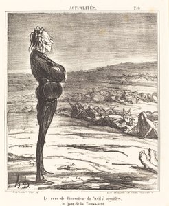 ニードルガン発明者の夢… 作： Honoré Daumier