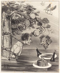 タンタロスの苦悩 作： Honoré Daumier
