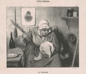接する 作： Honoré Daumier