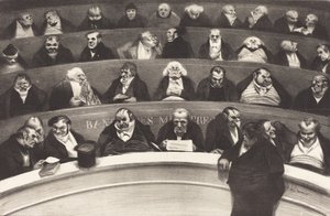 オノレドーミエ作「Le Ventre Legislatif（The Legislative Belly）」、1834年 作： Honoré Daumier