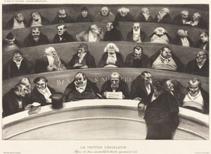 立法腹 作： Honoré Daumier