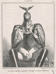 2 人の大公が語る ...Inkermann 作： Honoré Daumier