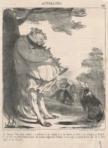 ヴェロン博士...オートゥイユで... 作： Honoré Daumier