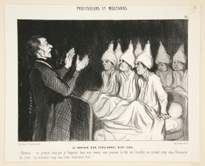 の寮 作： Honoré Daumier