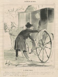 ル グルーム パブリック 作： Honoré Daumier