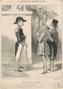 チュイルリー庭園 作： Honoré Daumier