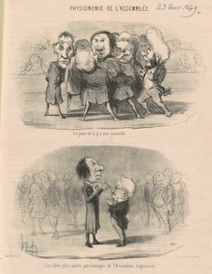 ニュースがある日 作： Honoré Daumier