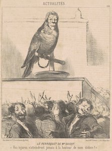 M.ギゾーのオウム 作： Honoré Daumier