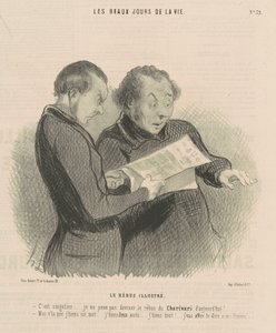 図示された判じ絵 作： Honoré Daumier