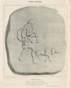 オデュッセウスの帰還 作： Honoré Daumier