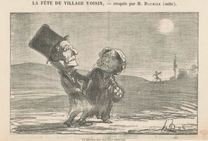 返品が難しい場合が多い 作： Honoré Daumier