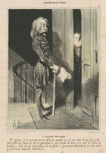 政治難民 作： Honoré Daumier