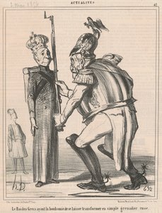 ギリシアの王… 作： Honoré Daumier