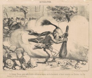 野蛮なビノーは... 作： Honoré Daumier