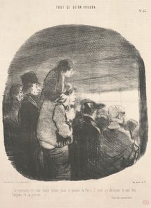 その光景はパリの人々にとって良いことです... 作： Honoré Daumier