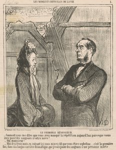 ひどいマネージャー 作： Honoré Daumier