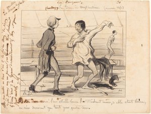 20サンチームのレ・バン、新しいスタイル 作： Honoré Daumier