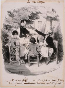 Bons Bourgeois-ああ！それは新鮮です...しかし、あなたはとても男の子です 作： Honoré Daumier