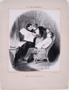 Les BonsBourgeois-新聞が面白すぎるとき 作： Honoré Daumier