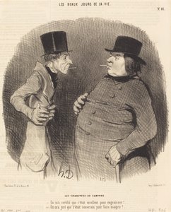 樟脳タバコ 作： Honoré Daumier