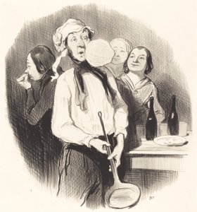 パンケーキ 作： Honoré Daumier