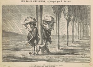 プリティ・ハンターズ 作： Honoré Daumier