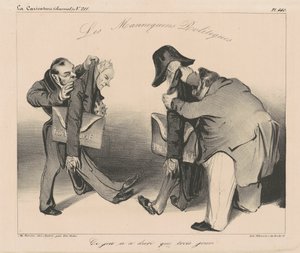 政治モデル 作： Honoré Daumier
