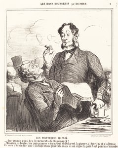 コーヒーに関するポリシー 作： Honoré Daumier