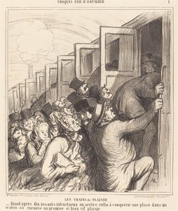 快楽列車 作： Honoré Daumier