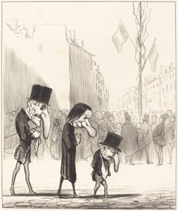 三人の小さな聖人 作： Honoré Daumier