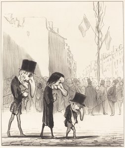 三人の小さな聖人 作： Honoré Daumier