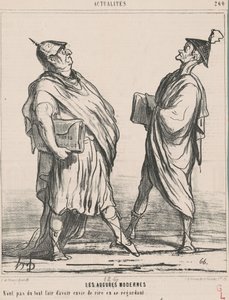 現代のオーガー... 作： Honoré Daumier