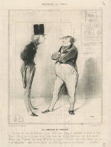 地方のコメディアン 作： Honoré Daumier