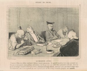 識字官吏 作： Honoré Daumier