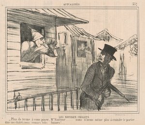 新しいシャレー 作： Honoré Daumier