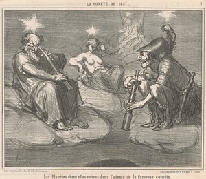 惑星はそれ自体である 作： Honoré Daumier