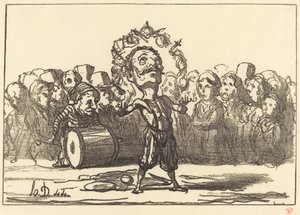 マウントバンク 作： Honoré Daumier