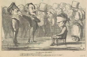 無類の夢遊病者 作： Honoré Daumier