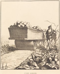ドイツ統一 作： Honoré Daumier