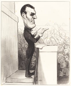 M.L.P.F. Esquirou de Parieu 作： Honoré Daumier