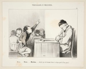 M 作： Honoré Daumier
