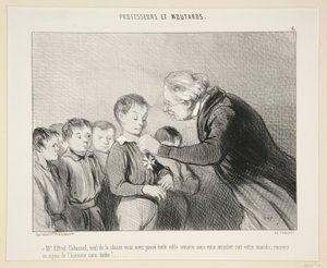 M アルフレッド・カバソル.. 作： Honoré Daumier