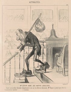 小さな靴を履いたデュパン氏 作： Honoré Daumier