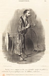 私の信仰！ 彼らが言うように... 作： Honoré Daumier
