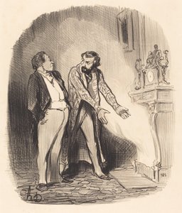 しかし、所有者さん、ほら... 作： Honoré Daumier