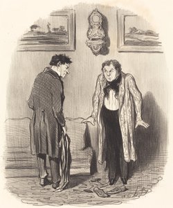 でも足が動かないと言うと… 作： Honoré Daumier