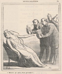 ありがとう、私はいくつかを取るつもりです 作： Honoré Daumier