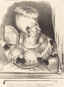 Etienne-Goconde-Cunégonde-Bécassine さん 作： Honoré Daumier