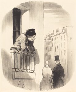 私も若かった… 作： Honoré Daumier