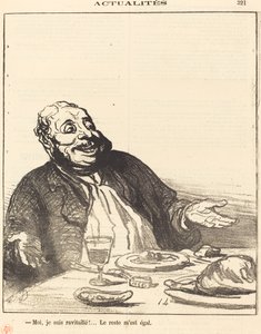 私は供給されています！... 作： Honoré Daumier